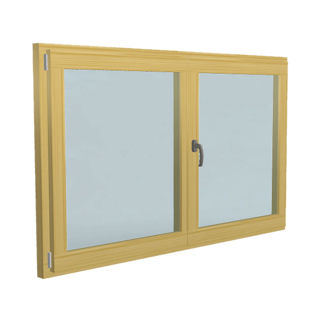 Fenster mit beweglichem Pfosten
